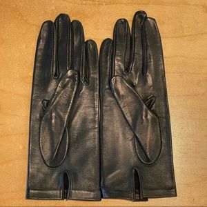 Italian leather gloves, chic, classic, basic, handmade